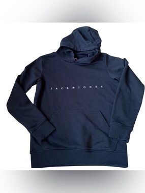 🎇🎆3for$9 Jack & Jones hoodie-navy. Euro size 152= US size 14.Size 11-12 year.